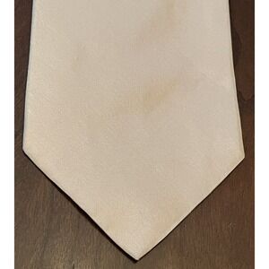 Sarar Beige 100% Silk Men’s Neck Tie Made In Italy ￼